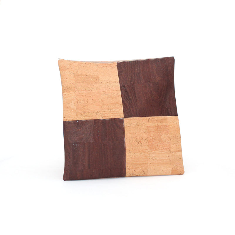 Cork Decorative Pillow Checker