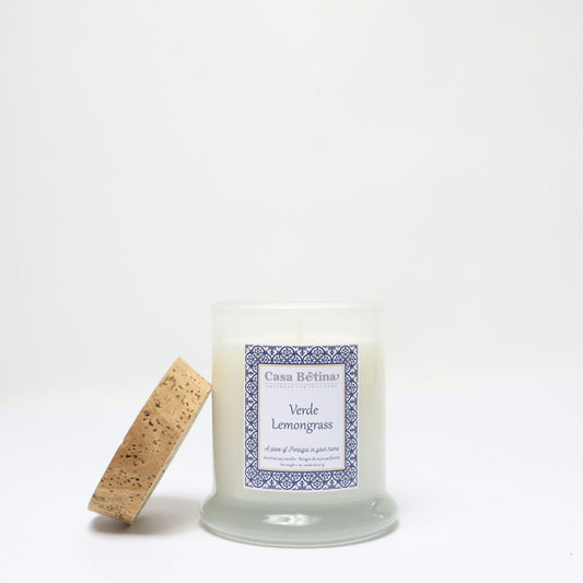lemongrass summer candle made with coconut soy wax