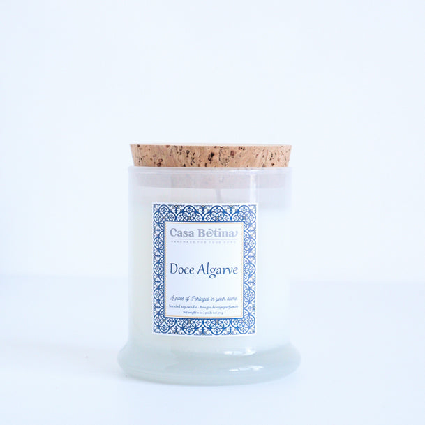 hand poured almond marzipan coconut soy wax candle 
