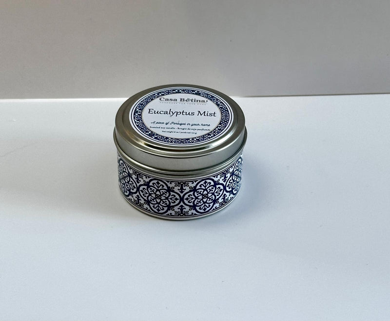 EUCALYPTUS MIST  Aromatherapy Soy Wax Candle