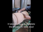 Solid Cork Patio/Indoor Stool